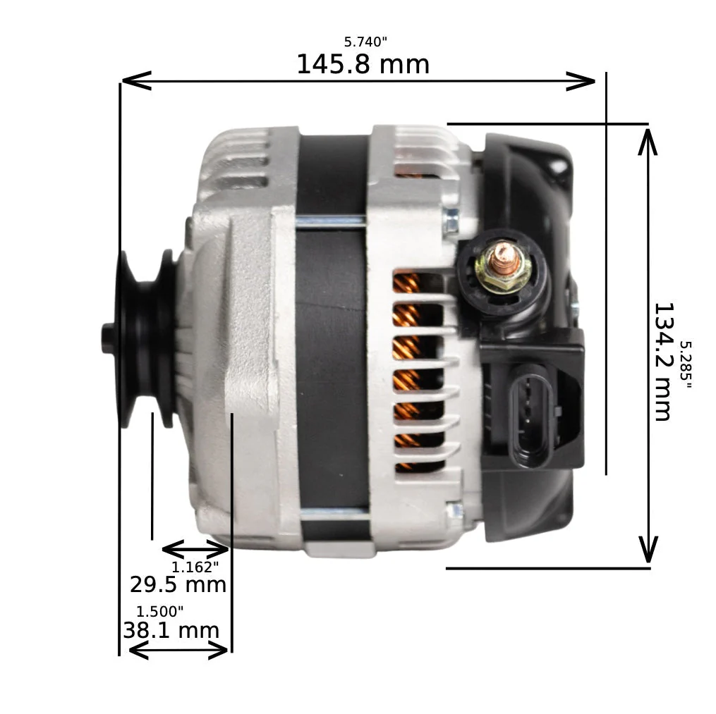 JS Alternators for Chevy Chevelle V8 7.4L (1970-1972) 12si High Output 250 / 320 amp - Image 17
