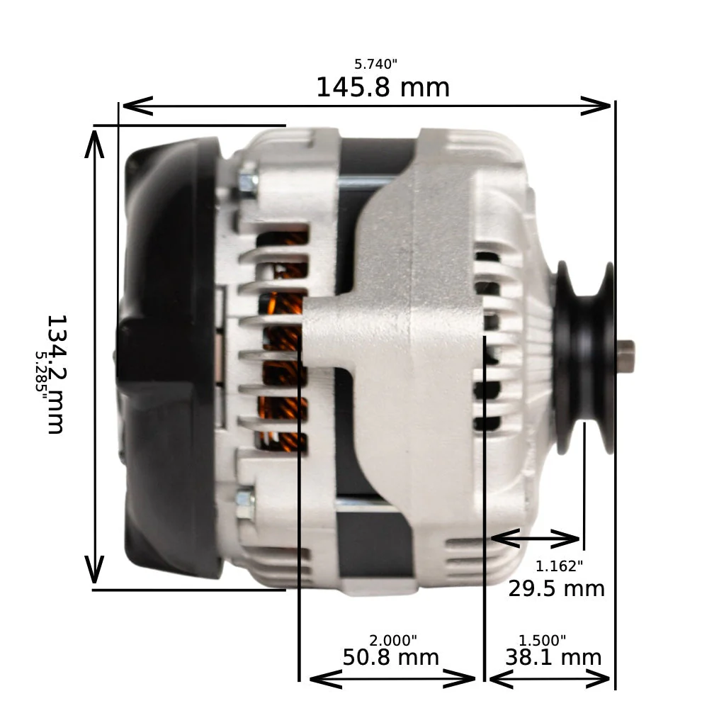 JS Alternators for Jeep CJ7 L6 4.6L (1982-1985) 12si High Output 250 / 320 amp - Image 18