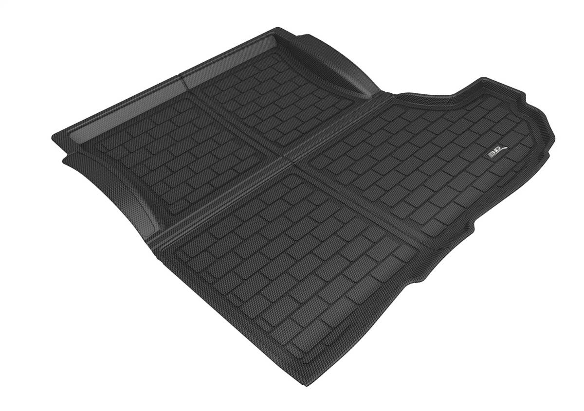 3D MAXpider Cargo Liner Dodge Challenger (11-23) Cross Fold Kagu Black Rubber - w/ or w/o Subwoofer - Image 2