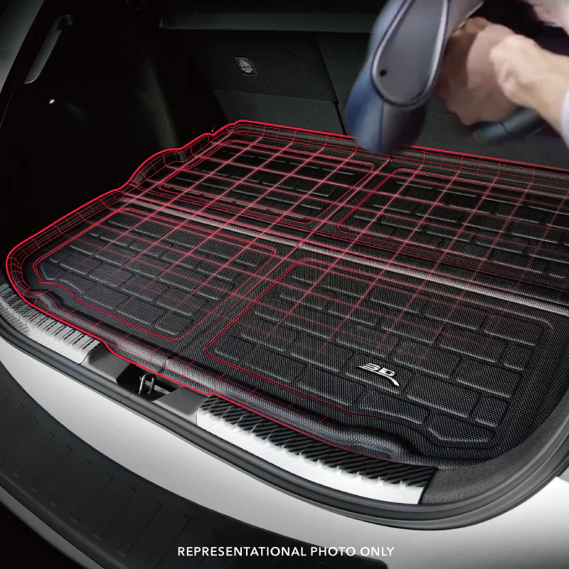 3D MAXpider Cargo Liner Honda Civic / Civic Type-R FK8 (16-21) Kagu Black Rubber - Sedan / Hatchback / Type-R - Image 4
