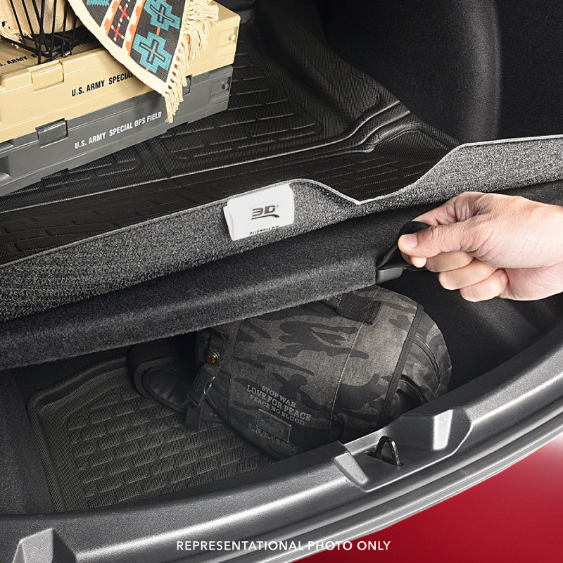 3D MAXpider Cargo Liner Honda Civic / Civic Type-R FK8 (16-21) Kagu Black Rubber - Sedan / Hatchback / Type-R - Image 7