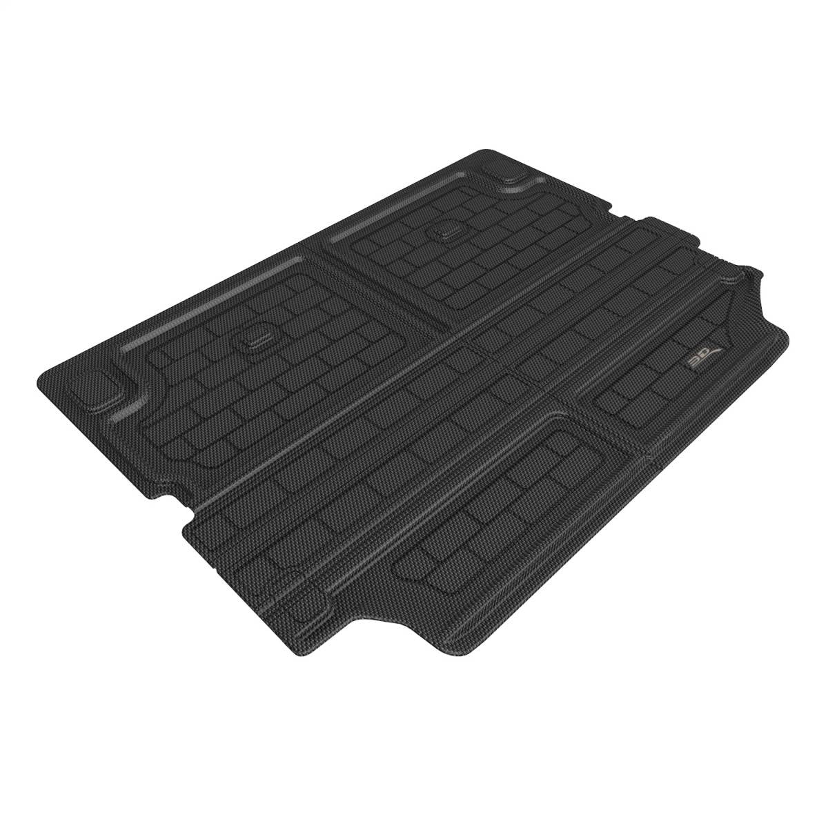 3D MAXpider Cargo Liner Hummer H3 (05-10) Stowable Kagu Black Rubber - Behind 2nd Row Seats - - Image 5