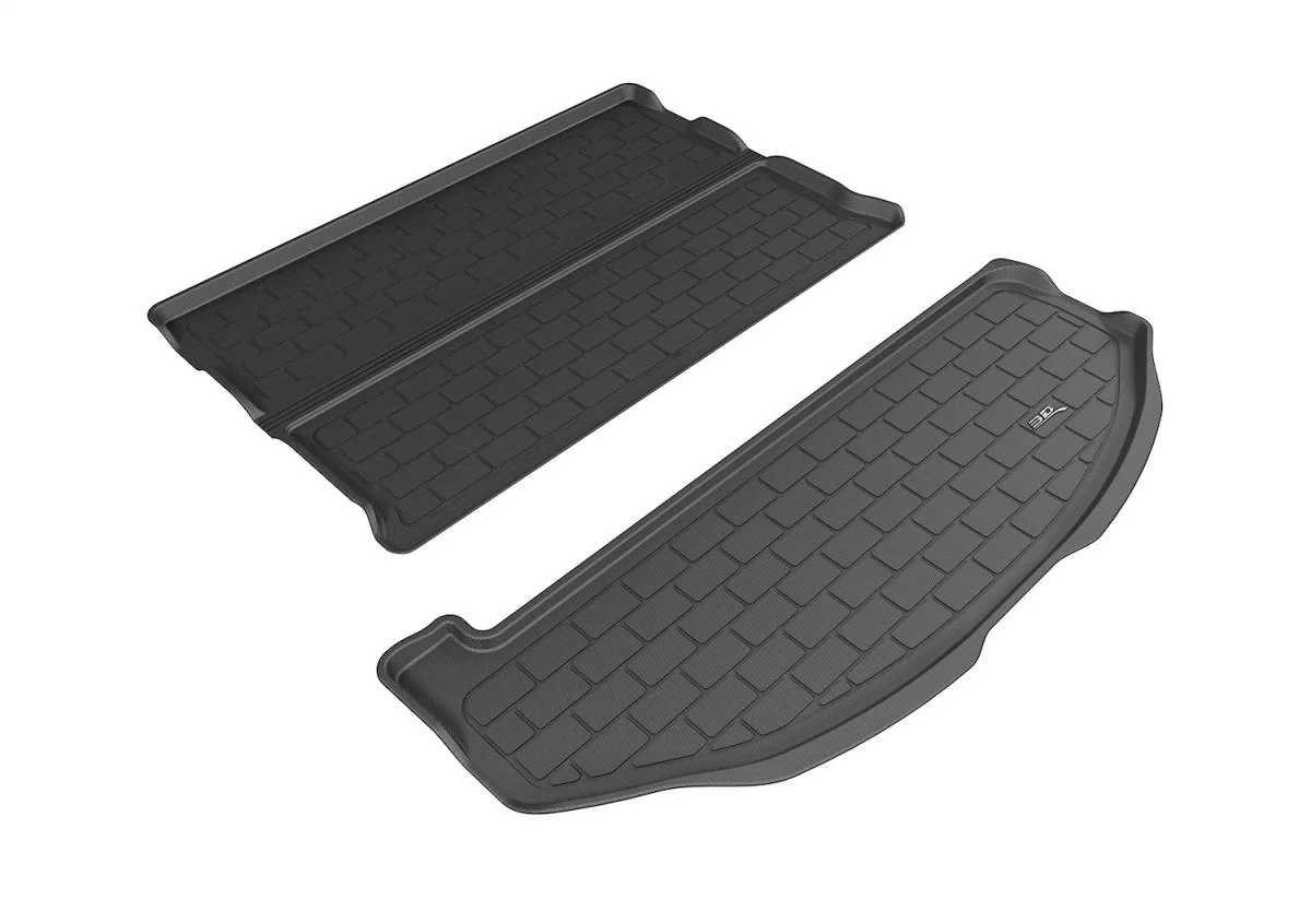 3D MAXpider Cargo Liner Hyundai Santa Fe (13-18) Stowable Kagu Black Rubber - Behind 2nd Row - M1HY0281309
