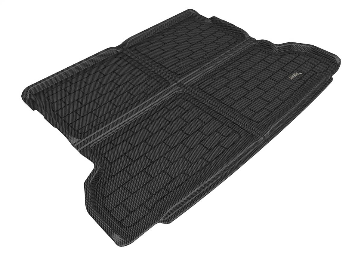 3D MAXpider Cargo Liner Mercedes GLB250 7-Seat /AMG GLB35 (20-24) Kagu Black Rubber - Behind 3rd Row Seats - M1MB1311309 - Image 5