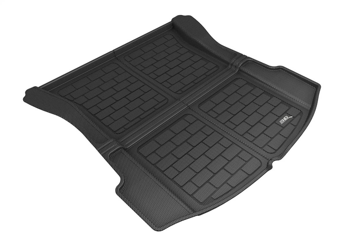3D MAXpider Cargo Liner Tesla Model 3 (2018-2020) Cross Fold Kagu Black Rubber - Front or Rear - Image 2
