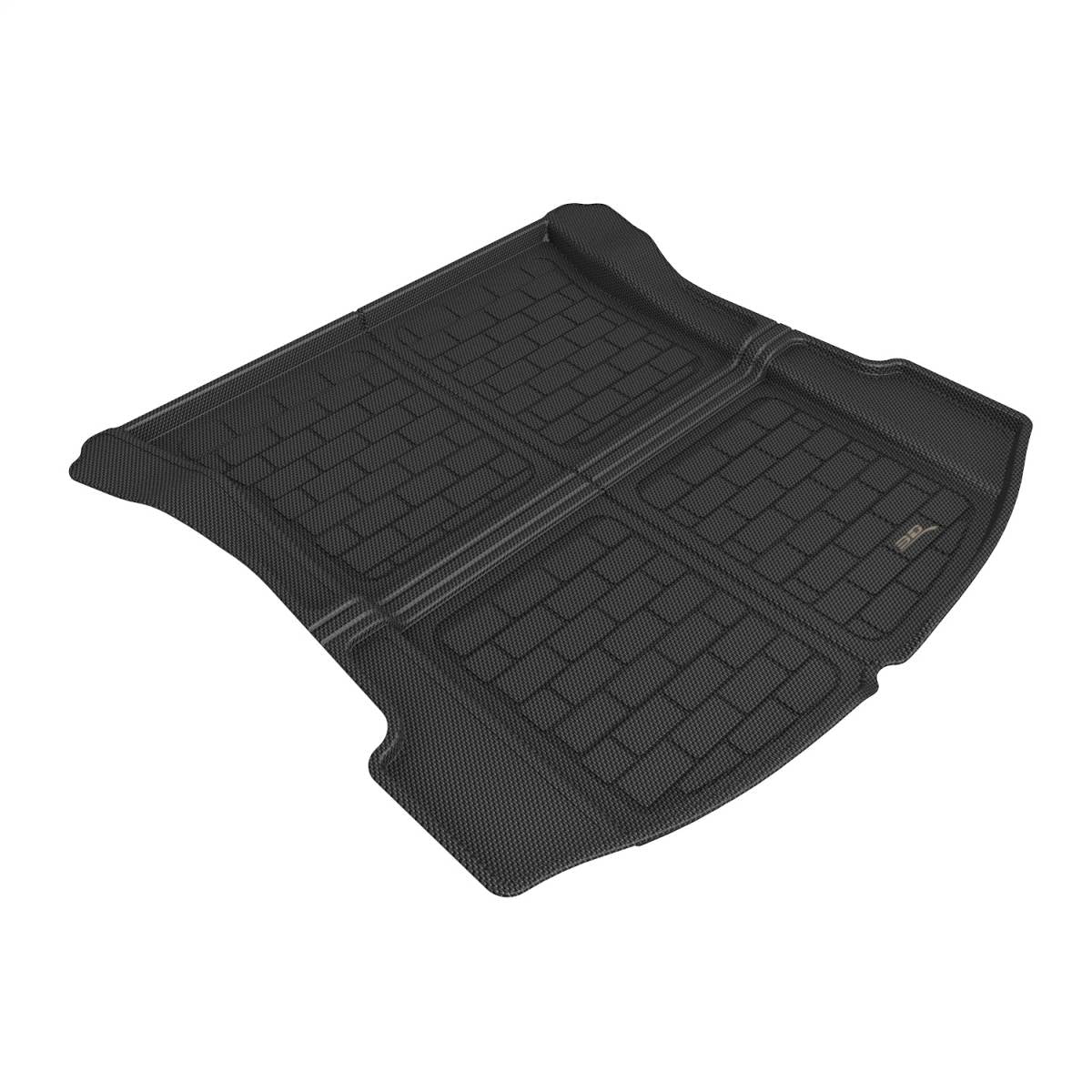 3D MAXpider Cargo Liner Tesla Model 3 (2020-2023) Cross Fold Kagu Black Rubber - Front or Rear - Image 2