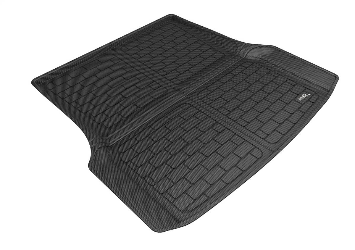 3D MAXpider Cargo Liner Tesla Model S (2015-2021) Cross Fold Kagu Black Rubber - Front or Rear
