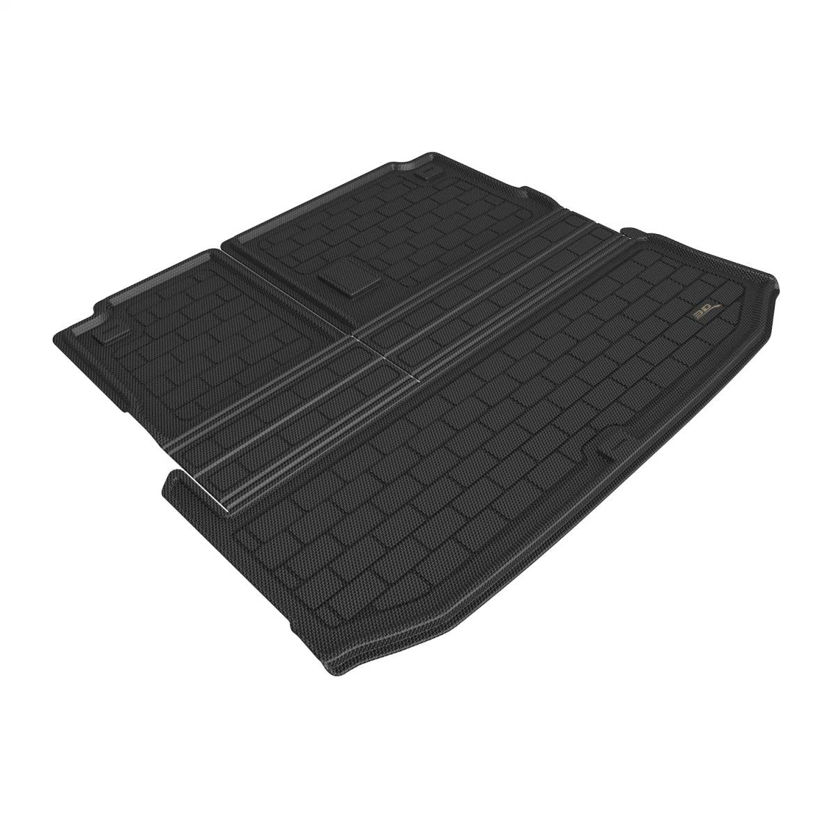3D MAXpider Cargo Liner Toyota Highlander (2020-2024) Kagu Black Rubber  - w/ or w/o Subwoofer Models - Image 2