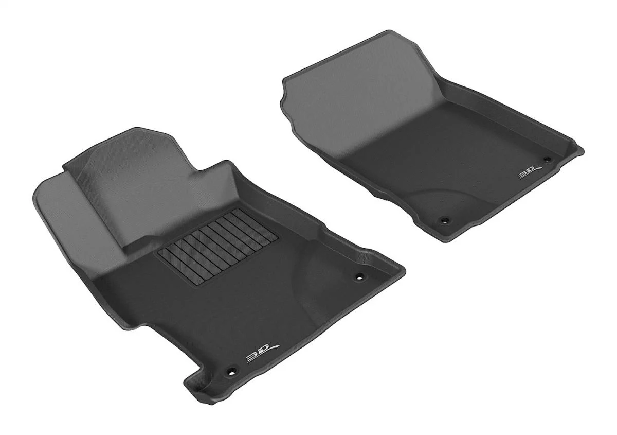 3D MAXpider Floor Mats Acura ILX (2013-2022) All-Weather Kagu Series Black - Image 2