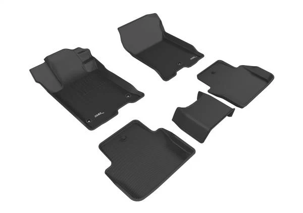 3D MAXpider Floor Mats Acura TLX FWD (15-20) All-Weather Kagu Series - Elegant or Matte Black