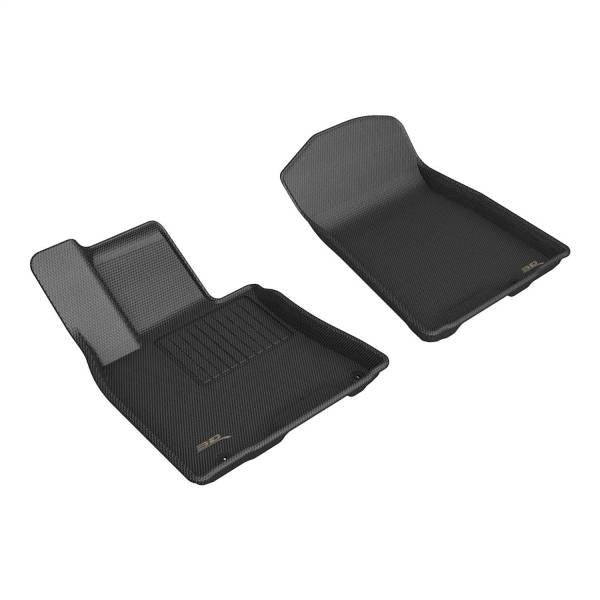 3D MAXpider Floor Mats Genesis GV60 (23-24) All-Weather Kagu Series Black - Front or Second Row - Image 7