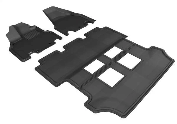 3D MAXpider Floor Mats Honda Odyssey EX (2011-2017) All-Weather Kagu Series - Front or Second Row