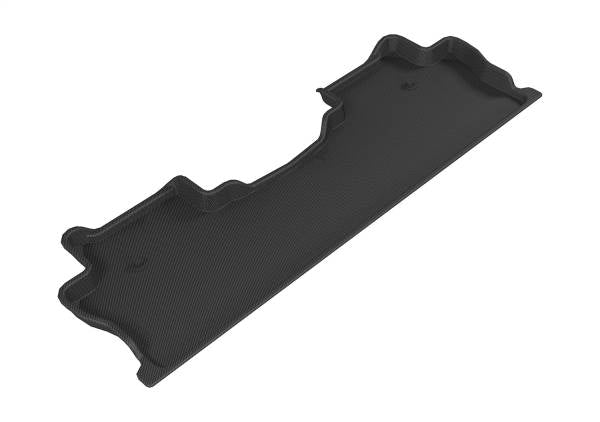 3D MAXpider Floor Mats Honda Ridgeline (17-23) All-Weather Kagu Series Black - Front / Second / Third Row - Image 3