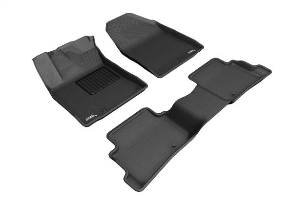 3D MAXpider Floor Mats Hyundai IONIQ Electric (17-21) All-Weather Kagu Series - Second Row Only or Complete Set