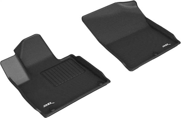 3D MAXpider Floor Mats Kia Sorento 6 Seater (22-24) All-Weather Kagu Series Black - Front / Second / Third Row - Image 2