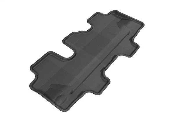 3D MAXpider Floor Mats Kia Sorento 7 Seater (11-13) All-Weather Kagu Series Black - Front / Second / Third Row - Image 4