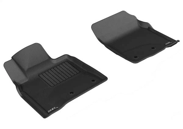 3D MAXpider Floor Mats Lexus LX570 (12-21) All-Weather Kagu Series Black - Front / Second / Third Row - Image 8