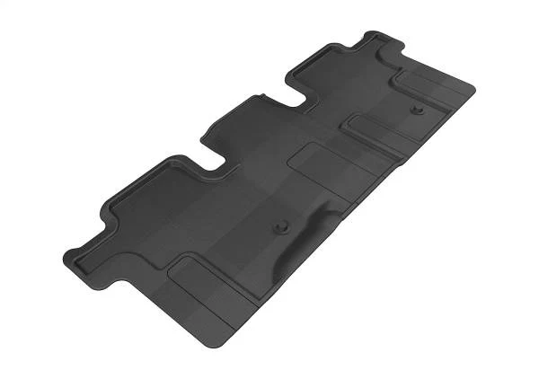 3D MAXpider Floor Mats Nissan Pathfinder (2013-2020) All-Weather Kagu Series Black - Front / Second / Third Row - Image 3
