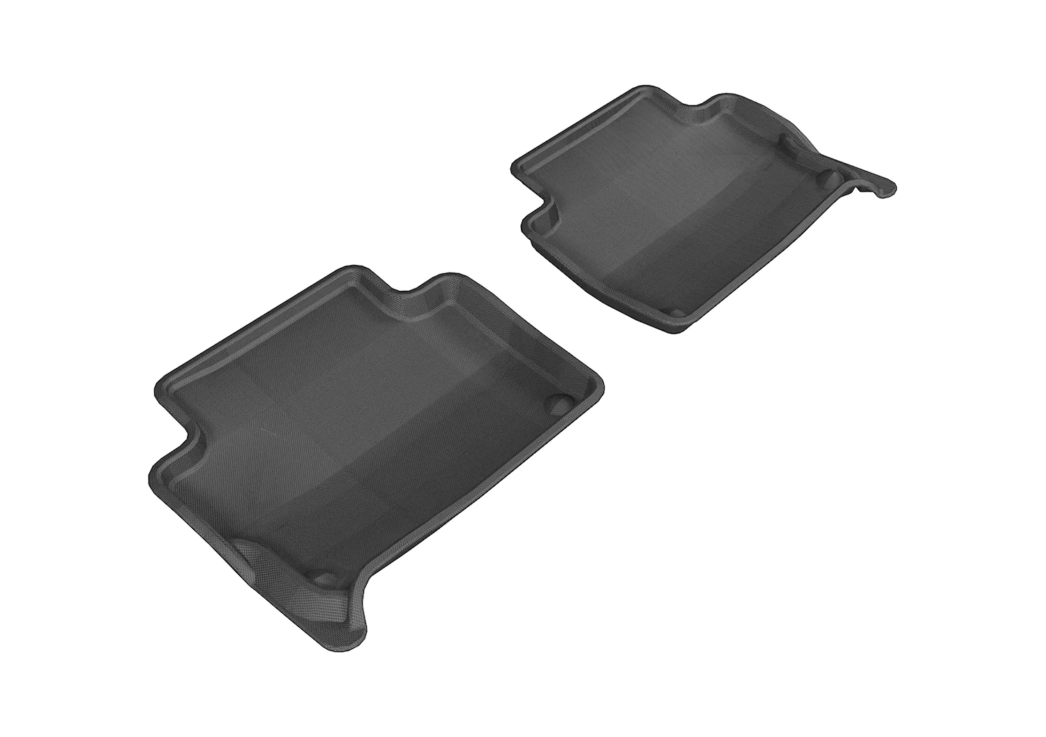 3D MAXpider Floor Mats Audi Q7 (2015-2017) All-Weather Kagu Series - Front / Second / Third Row - Image 3