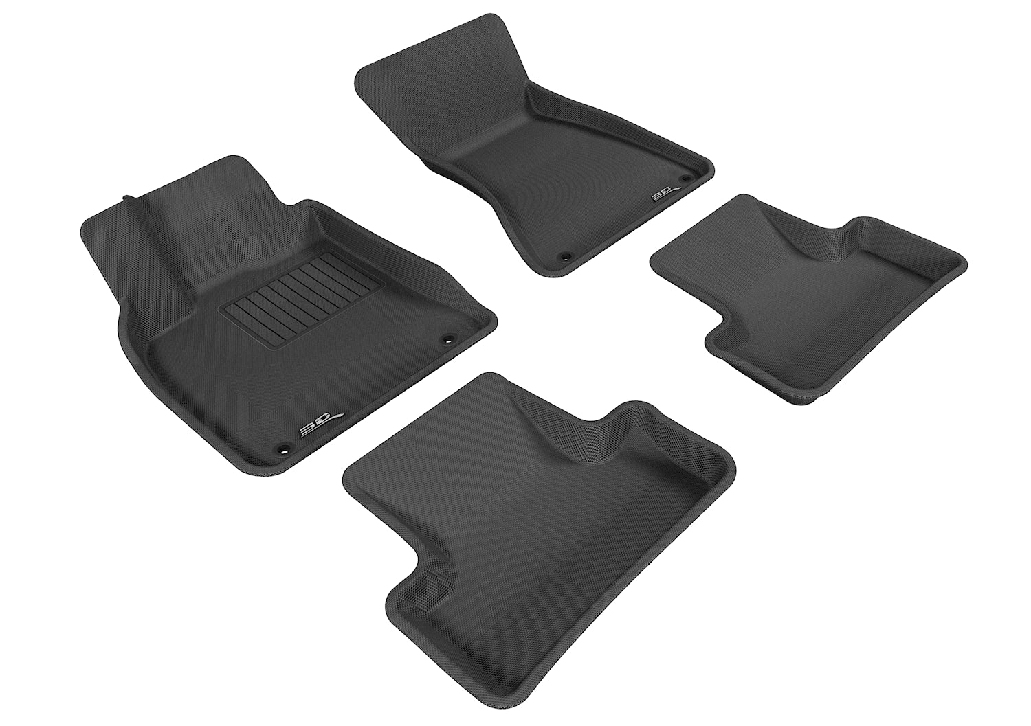 3D MAXpider Floor Mats Audi Q5 (09-17) SQ5 (14-17) All-Weather Kagu Series - Front or Second Row