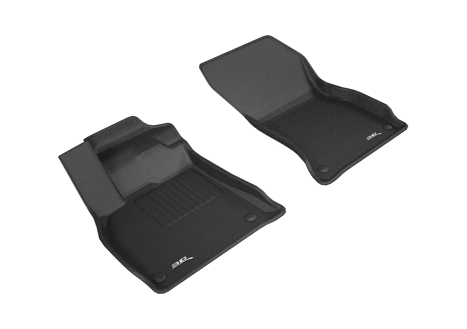 3D MAXpider Floor Mats Audi Q5/ SQ5 (18-24) Sportback (22-24) PHEV (21-24) All-Weather Kagu Series - Front or Second Row - Image 2