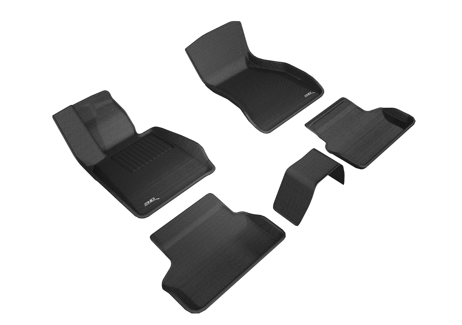 3D MAXpider Floor Mats BMW 5 Series Sedan G30 / Wagon G31 (17-23) All-Weather Kagu Series - Front or Second Row