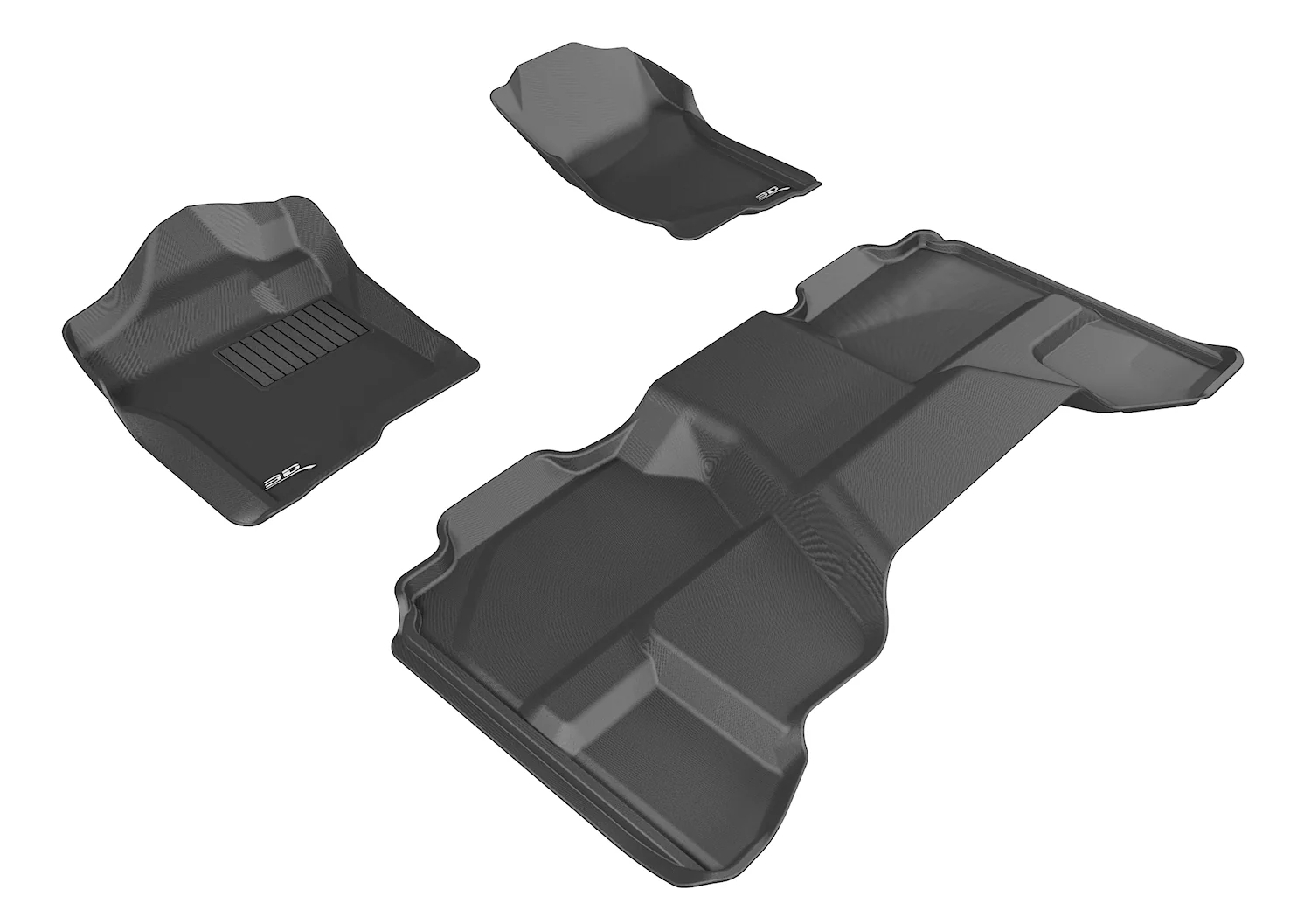 3D MAXpider Floor Mats Chevy Silverado (07-13) All-Weather Kagu Series - Front or Second Row - Image 6