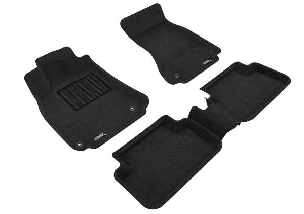 3D MAXpider Floor Mats Chevy Silverado 2500HD / 3500HD Double Cab (15-19) All-Weather Elegant Series - Complete Set - Image 8