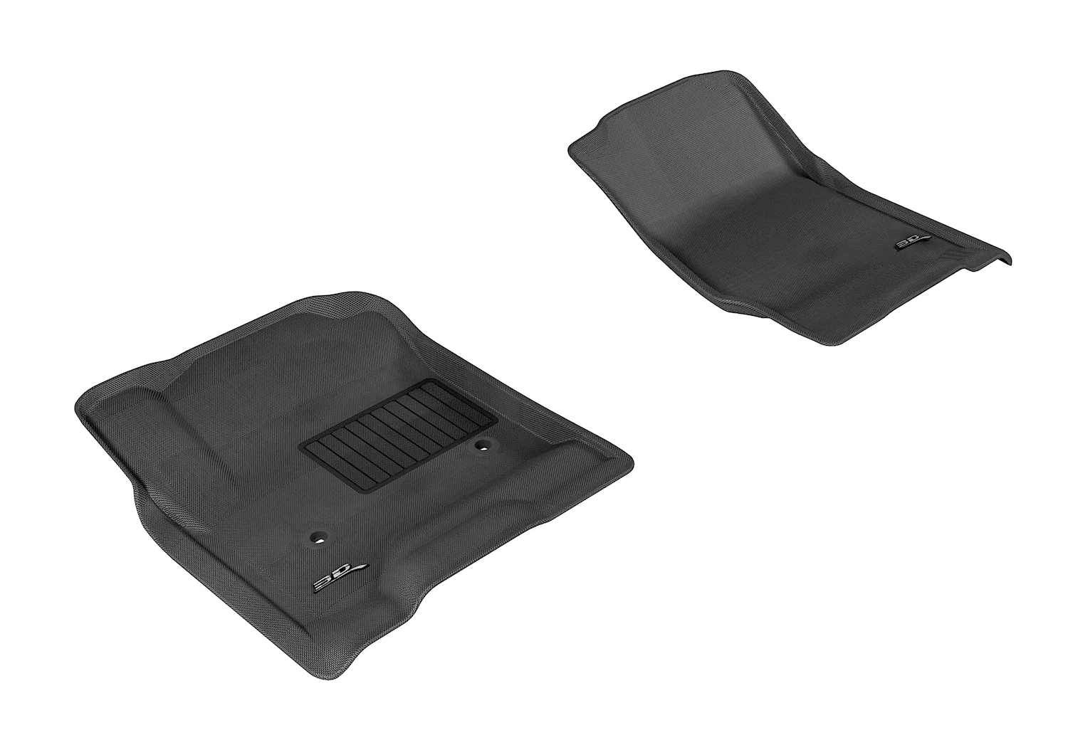 3D MAXpider Floor Mats Chevy Silverado Crew Cab (14-19) All-Weather Kagu Series - Front or Second Row - Image 2