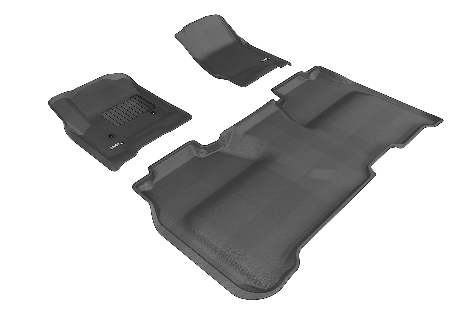 3D MAXpider Floor Mats Chevy Silverado Crew Cab (14-19) All-Weather Kagu Series - Front or Second Row