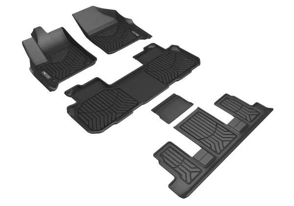 3D MAXpider Floor Mats Chevy Traverse (2018-2023) All-Weather Maxtrac Series - Complete Set