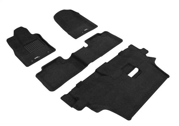 3D MAXpider Floor Mats Dodge Durango (2012-2024) All-Weather Elegant Series - Complete Set - Image 2