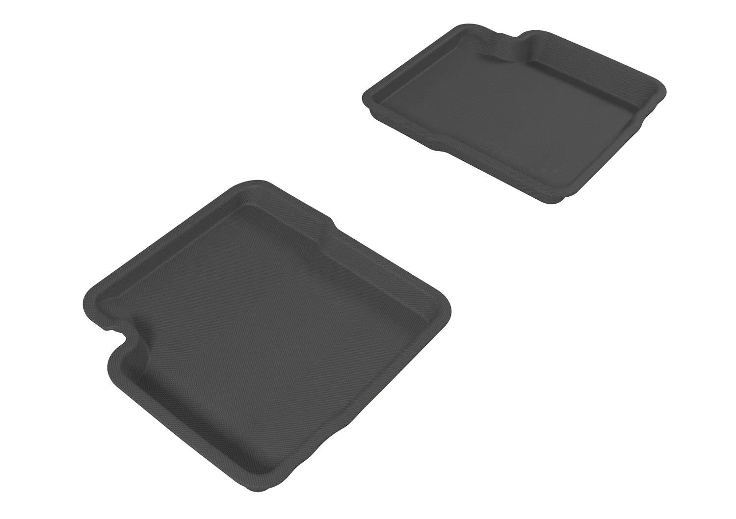 3D MAXpider Floor Mats Fiat 500 (2012-2019) All-Weather Kagu Series - Front or Second Row - Image 3