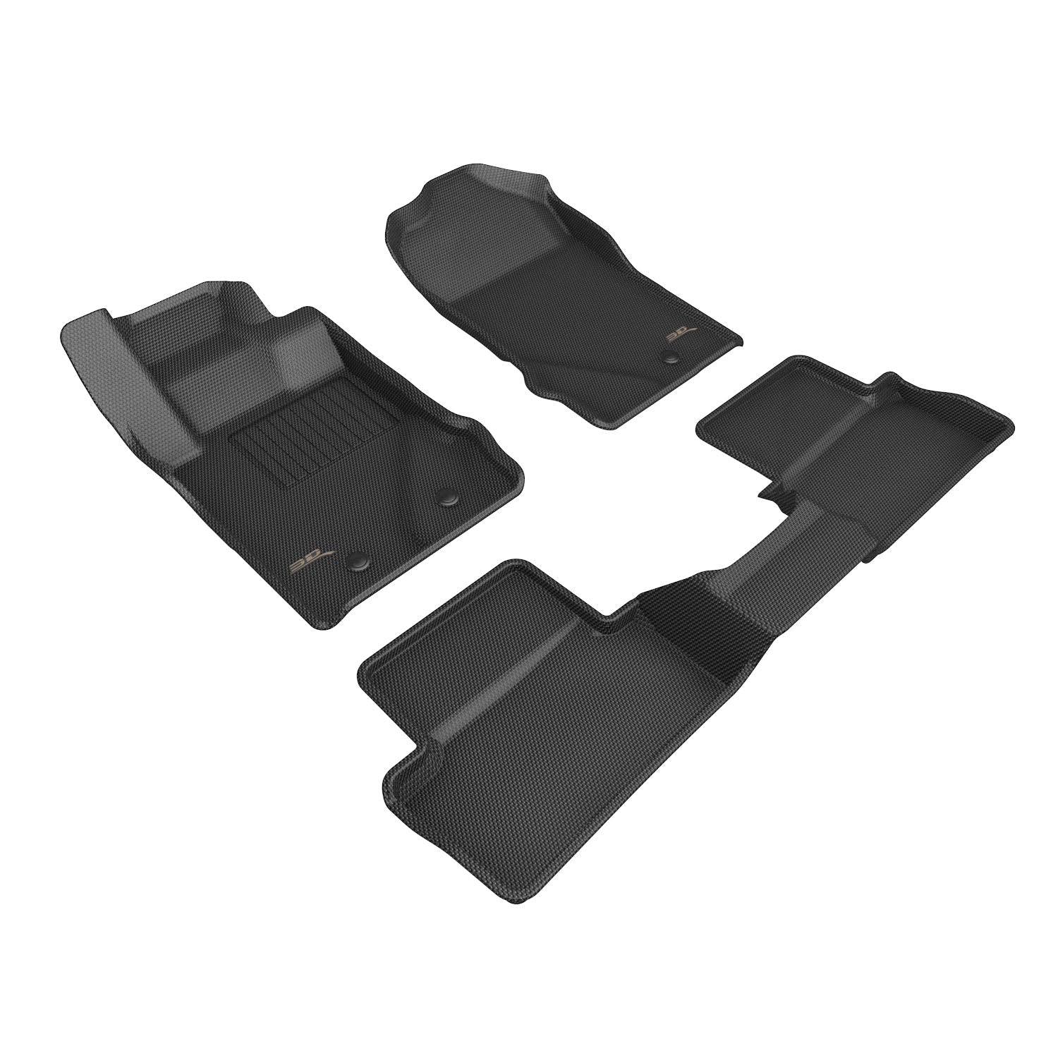 3D MAXpider Floor Mats for Ford Bronco (21-25) Kagu Series All Weather - 2 or 4 Door Option