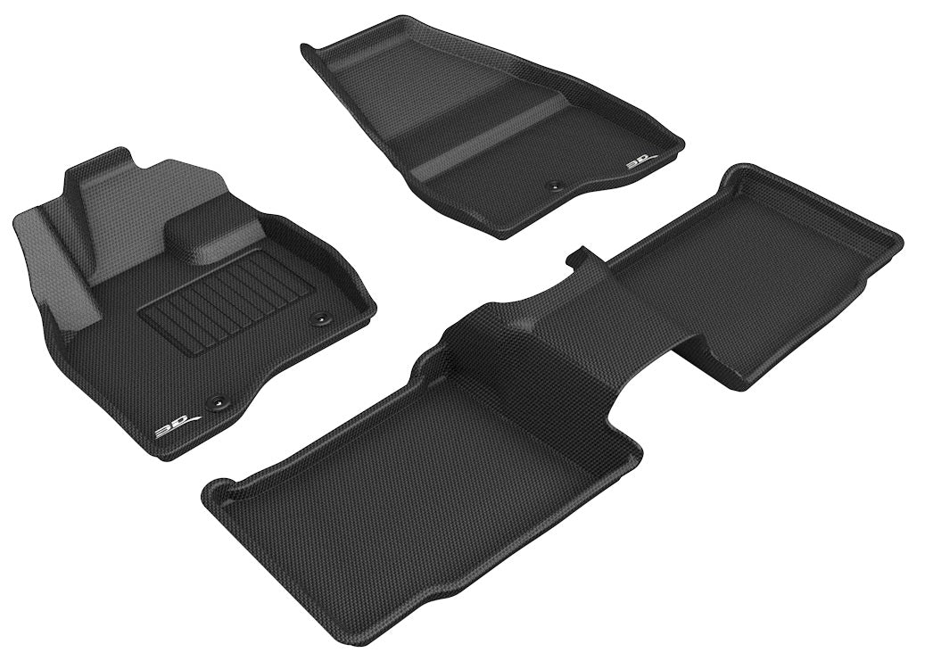 3D MAXpider Floor Mats Ford Explorer 6 / 7 Seater (17-19) All-Weather Kagu Series - Front / Second / Third Row - Image 2