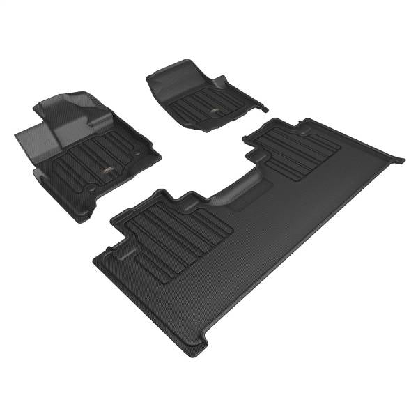 3D MAXpider Floor Mats Ford F150 Super Cab (2015-2024) All-Weather Elitect Series - Complete Set