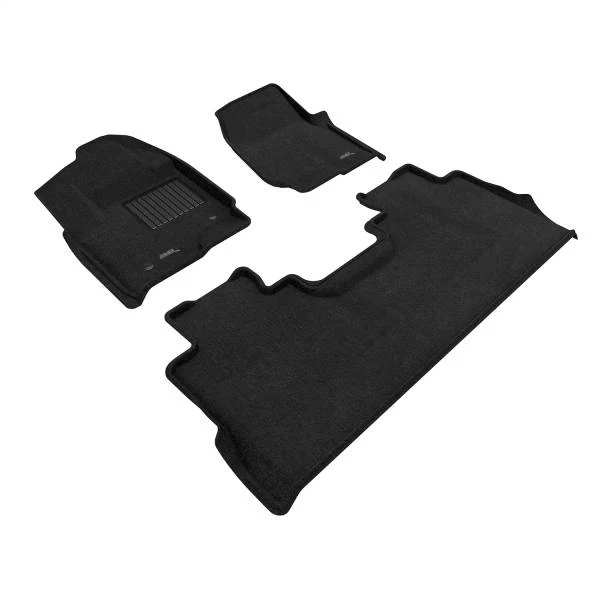 3D MAXpider Floor Mats Ford F250 / F350 / F450 Crew Cab (17-24) All-Weather Elegant Series - Complete Set - Image 2