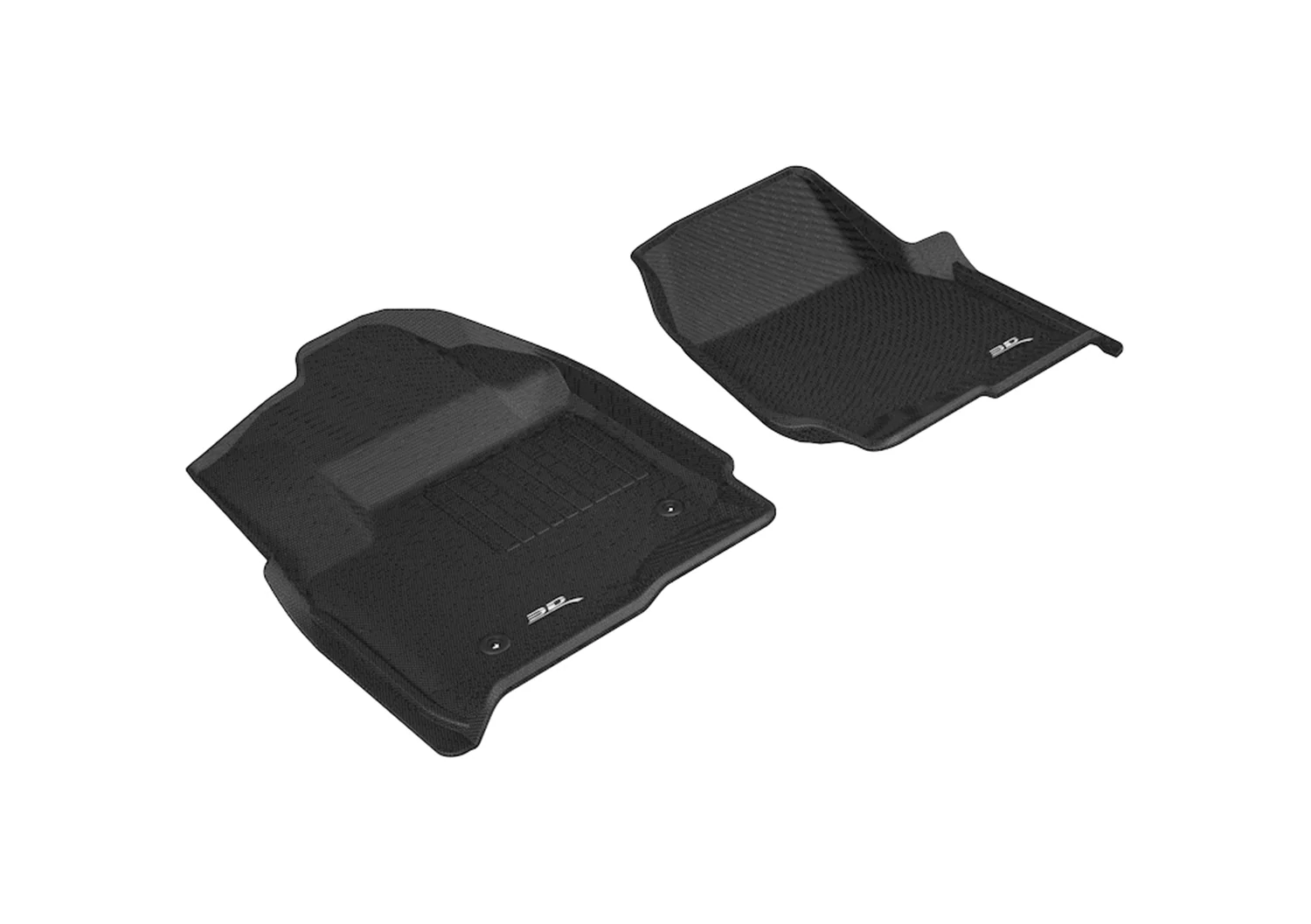 3D MAXpider Floor Mats Ford F250 / F350 / F450 Super Duty (17-24) All-Weather Kagu Series - Front or Second Row - Image 2