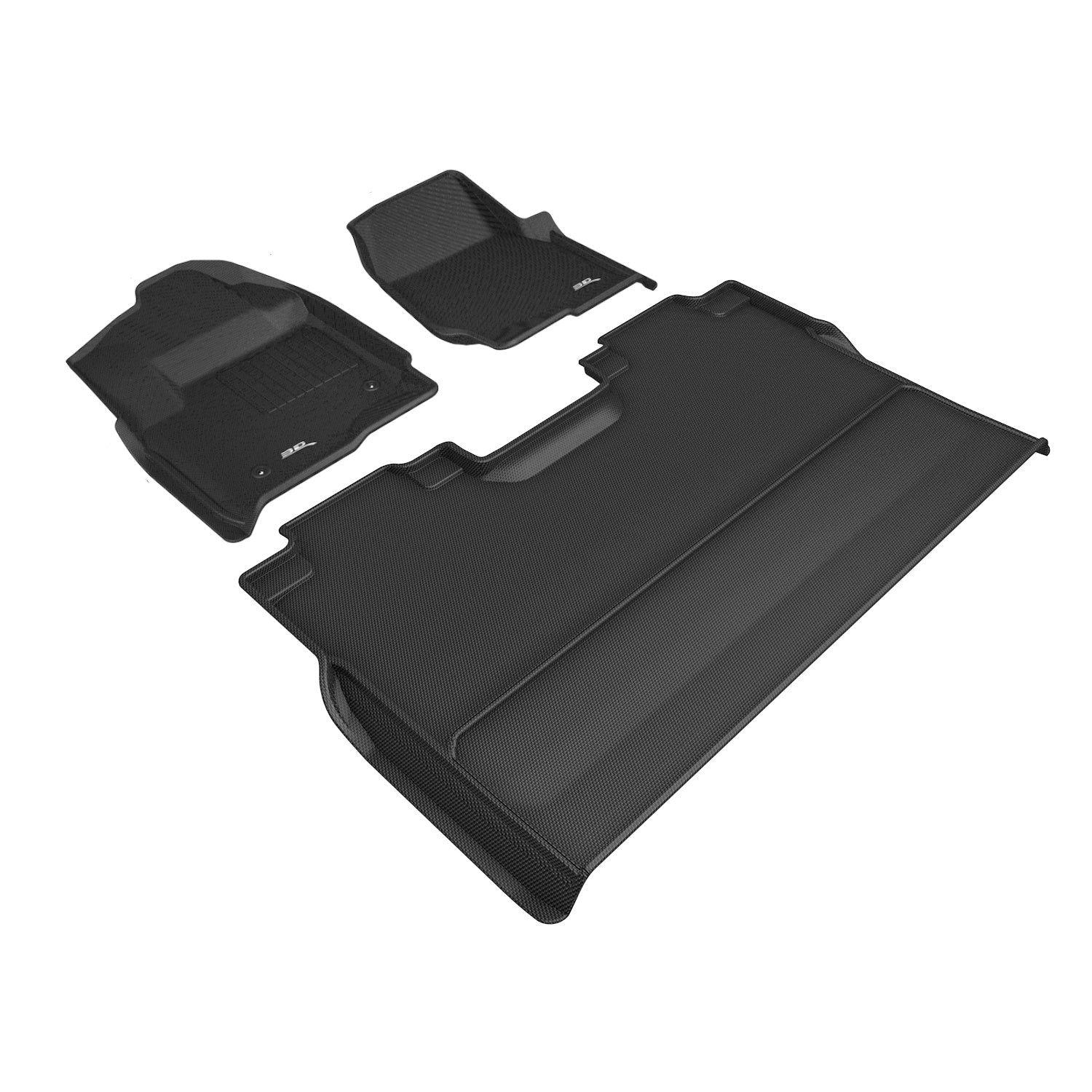 3D MAXpider Floor Mats Ford F250 / F350 / F450 Super Duty (17-24) All-Weather Kagu Series - Front or Second Row - Image 6