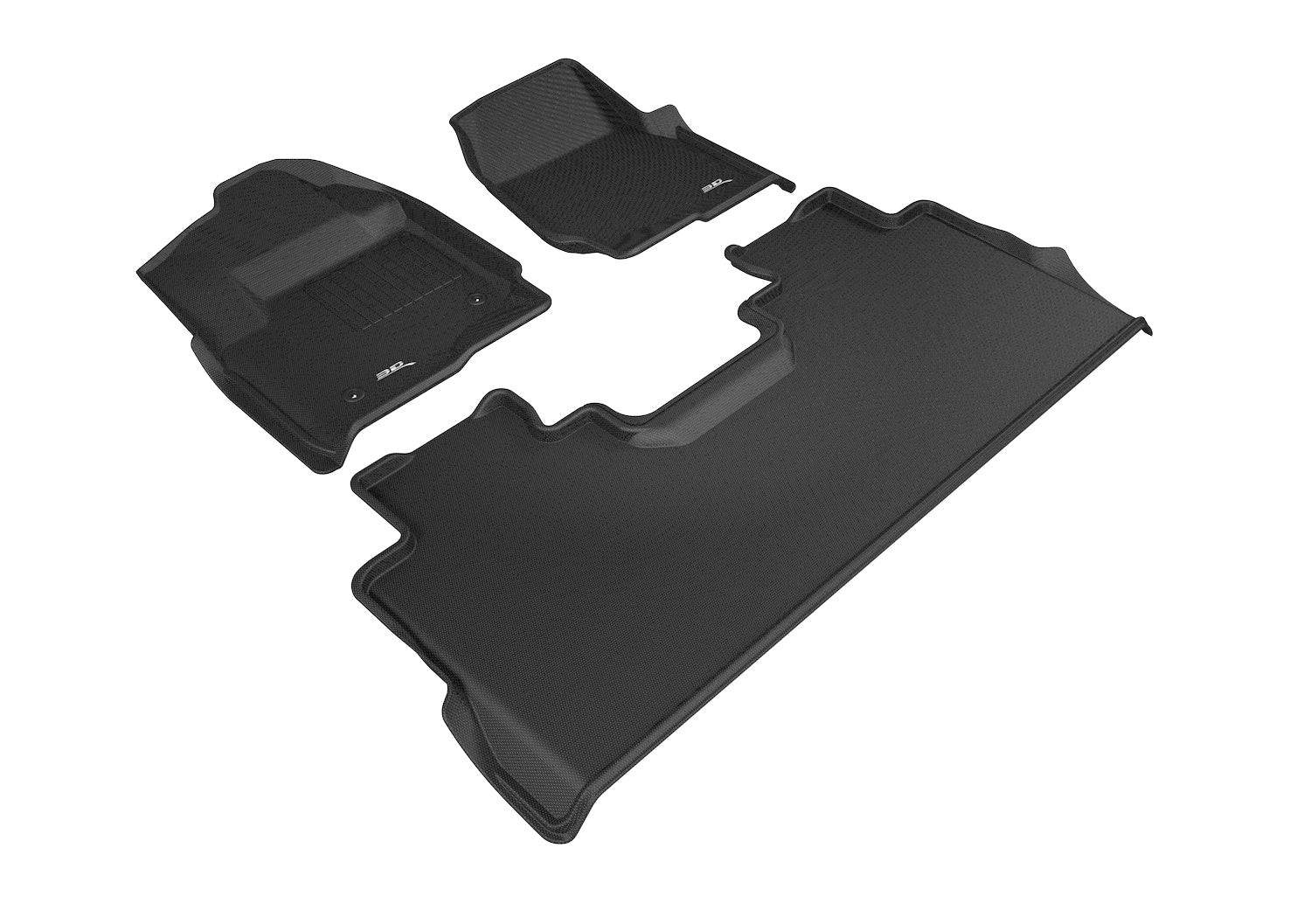 3D MAXpider Floor Mats Ford F250 / F350 / F450 Super Duty (17-24) All-Weather Kagu Series - Front or Second Row - Image 8