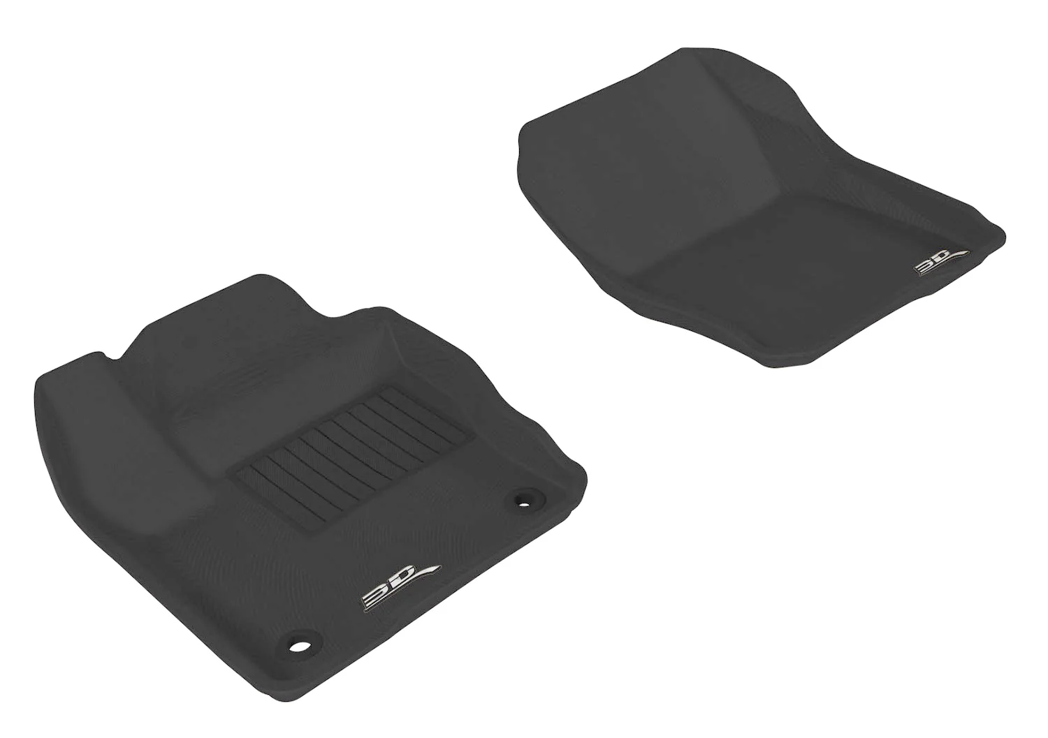 3D MAXpider Floor Mats Ford Focus Sedan / Hatchback (12-18) All-Weather Kagu Series - Front or Second Row - Image 2