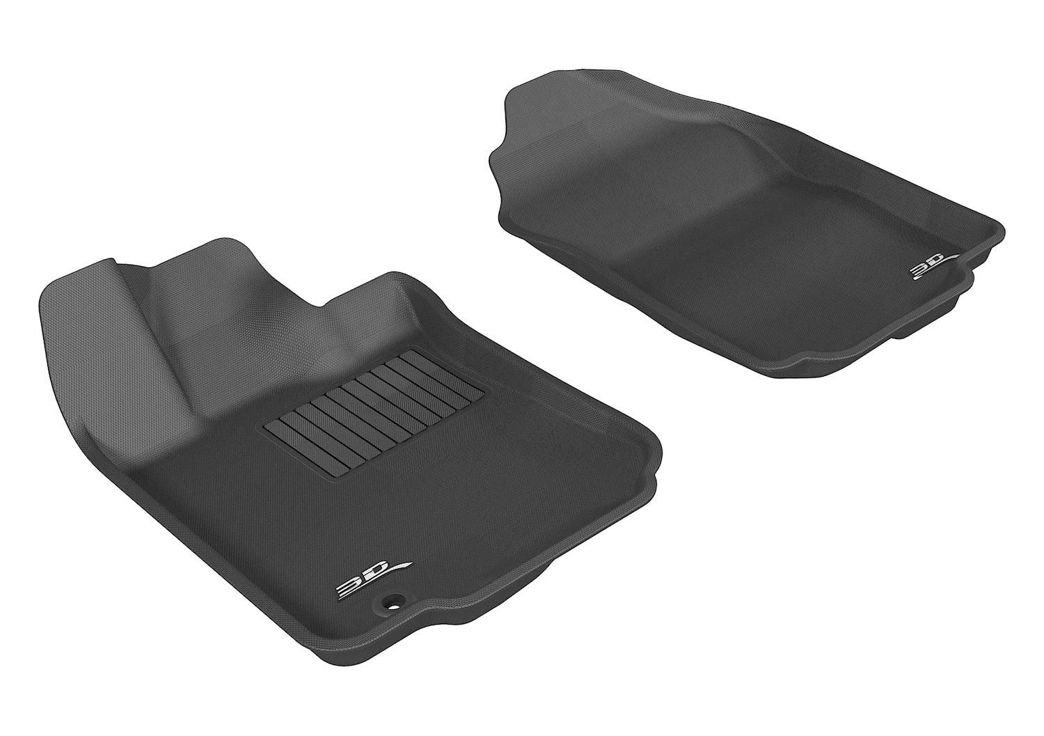 3D MAXpider Floor Mats Ford Fusion Sedan (06-12) All-Weather Kagu Series - Front or Second Row - Image 2