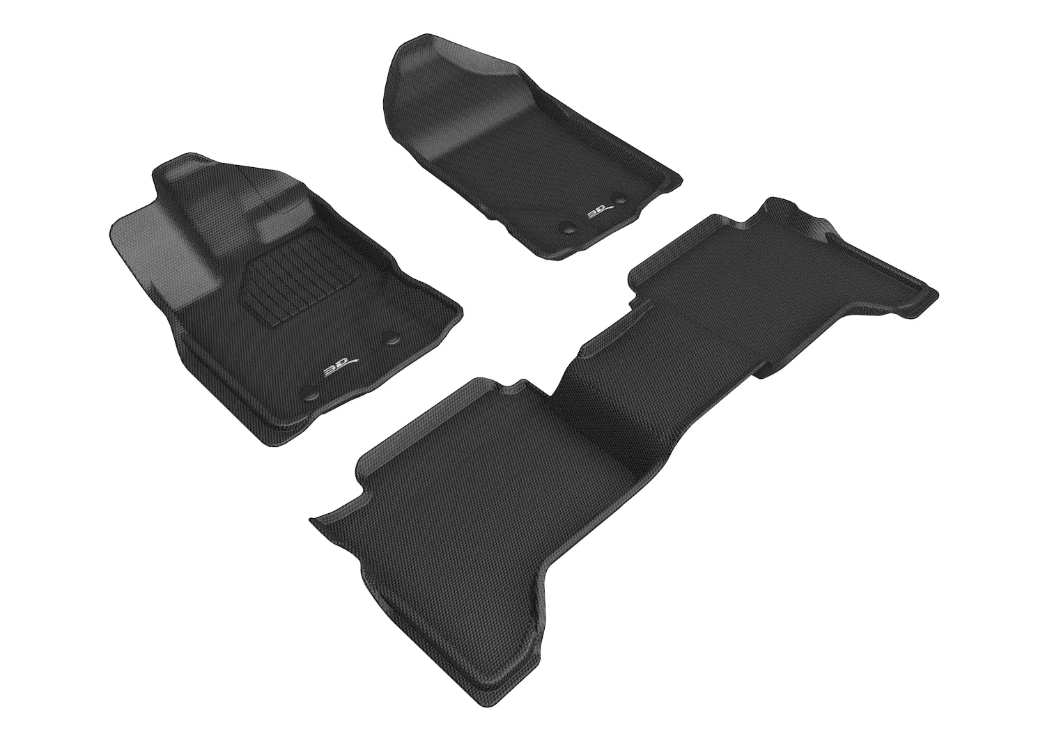 3D MAXpider Floor Mats Ford Ranger (19-23) All-Weather Kagu Series - Front or Second Row