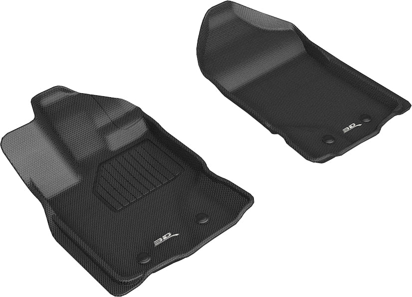3D MAXpider Floor Mats Ford Ranger (19-23) All-Weather Kagu Series - Front or Second Row - Image 2