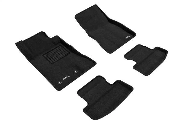 3D MAXpider Floor Mats Ford Ranger Super Crew (2019-2023) All-Weather Elegant Series - Complete Set