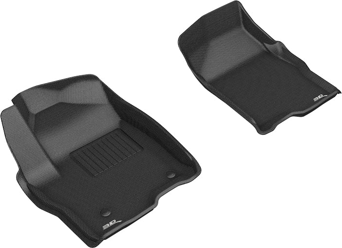 3D MAXpider Floor Mats Chevy Silverado 1500 Crew Cab (19-24) All-Weather Kagu Series - Front or Second Row - Image 2