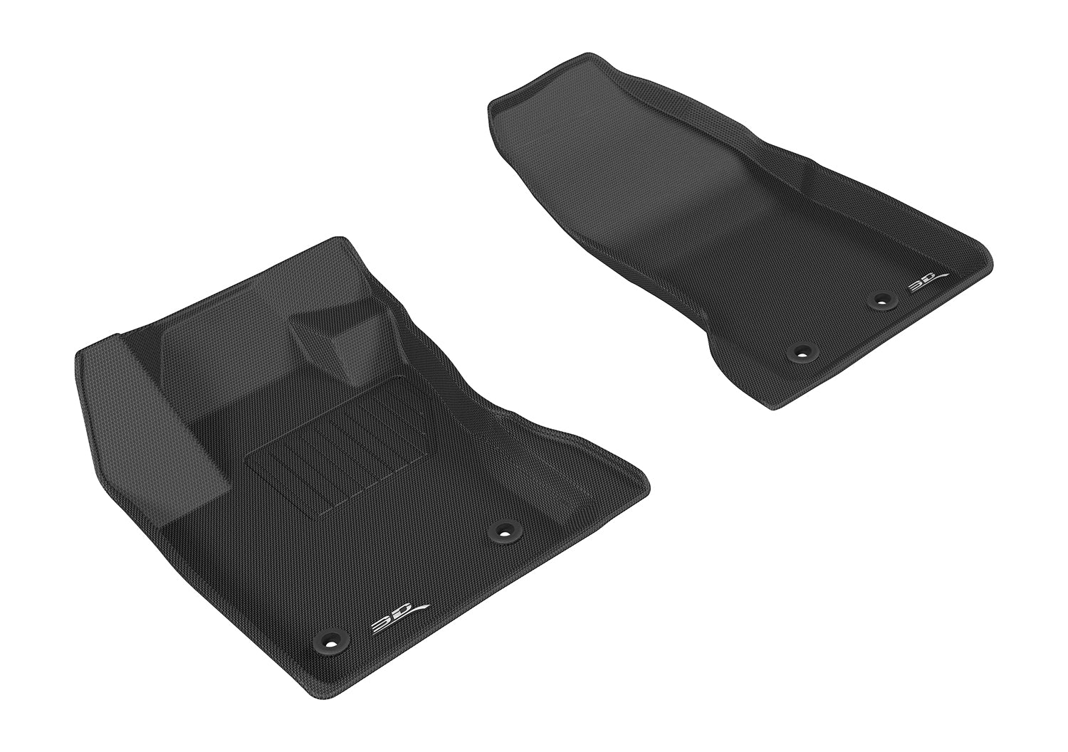 3D MAXpider Floor Mats Jeep Renegade (15-23) All-Weather Kagu Series - Front or Second Row - Image 2
