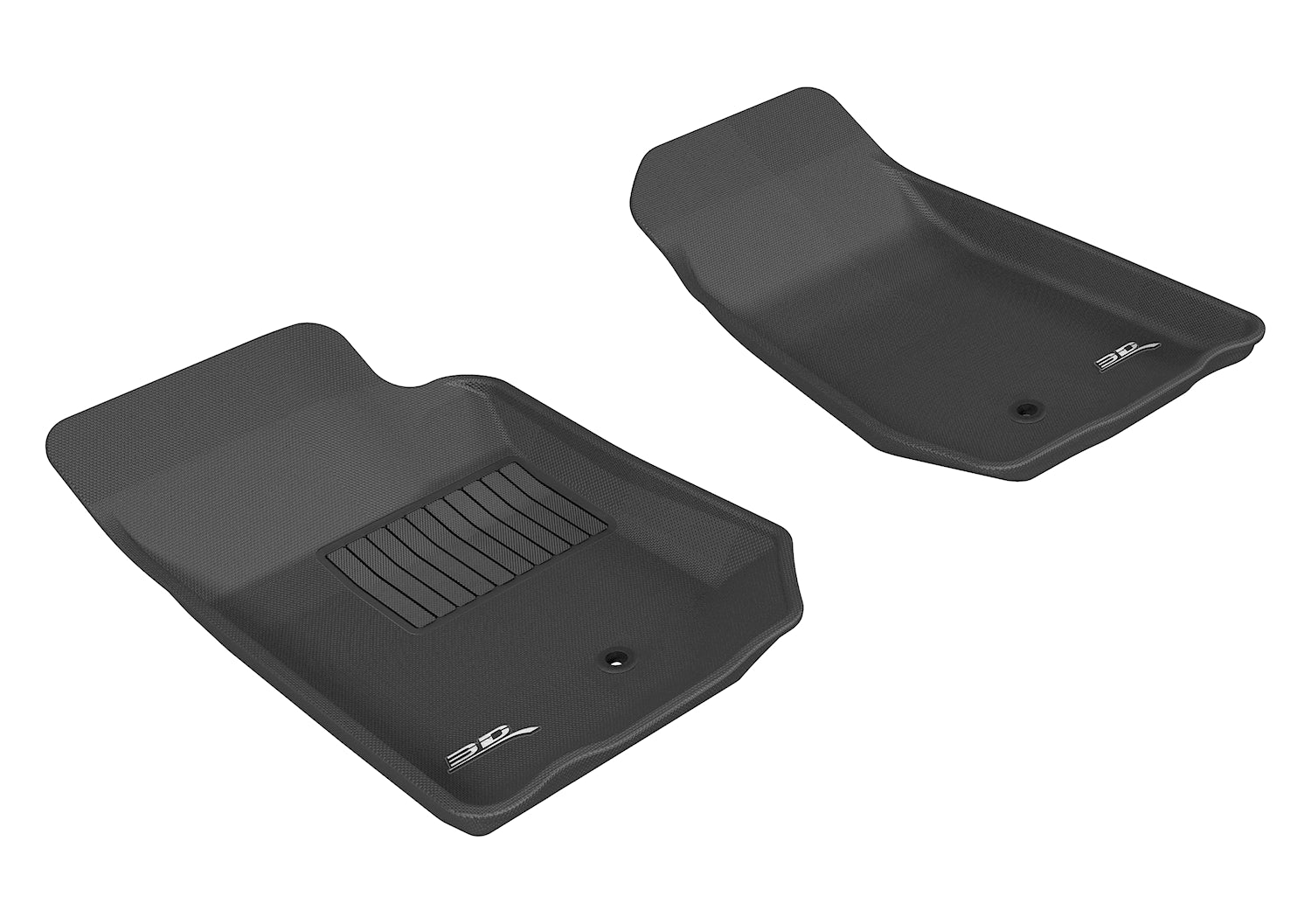 3D MAXpider Floor Mats Jeep Wrangler JK Unlimited (07-13) All-Weather Kagu Series - Front or Second Row - Image 2