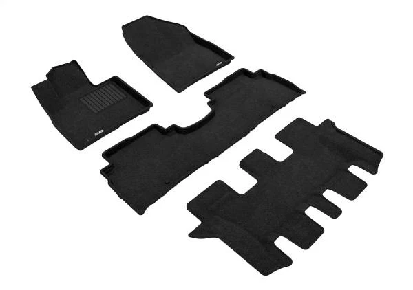 3D MAXpider Floor Mats Kia Sorento (2016-2020) All-Weather Elegant Series - Complete Set - Image 2