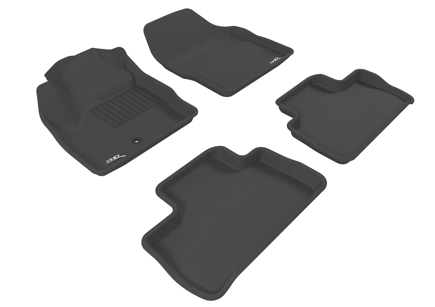 3D MAXpider Floor Mats Land Rover LR2 (07-14) All-Weather Kagu Series - Front or Second Row